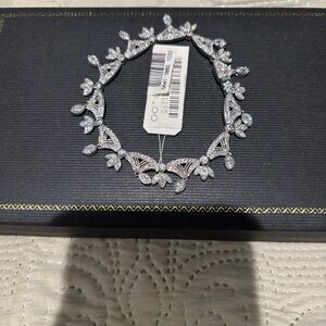 Nadri Silver Crystal Bracelet